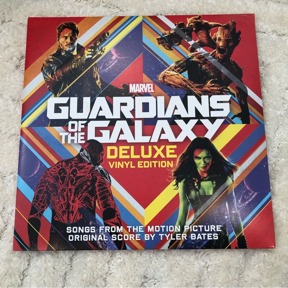 Guardians of the Galaxy soundtrack vinyl record  2 disc